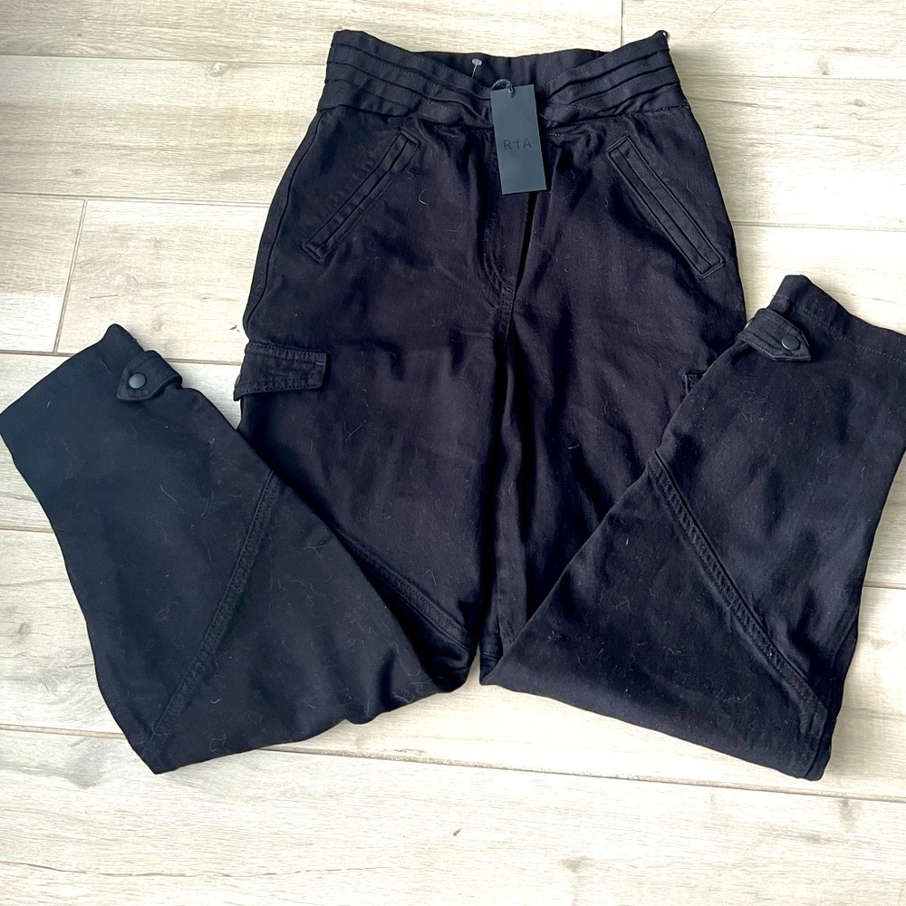RtA Dallas Pant in Max Black SOLD OUT everywhere ! XS - Picture 7 of 9